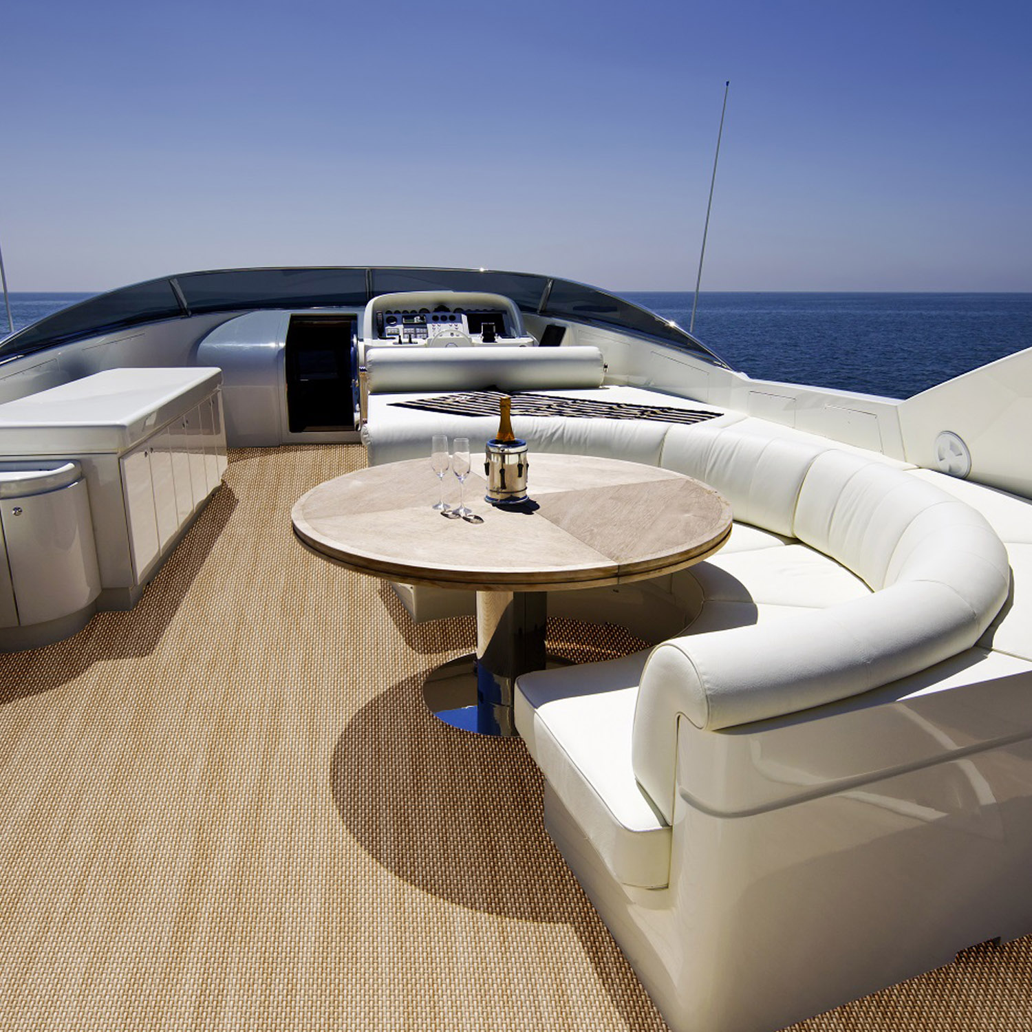 Basketweave Marine Flooring